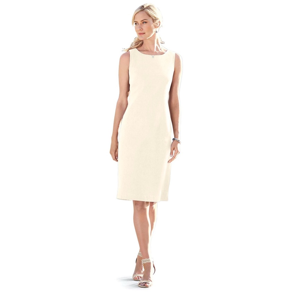 Chadwicks Vintage Linen Blend Dress | Size 10